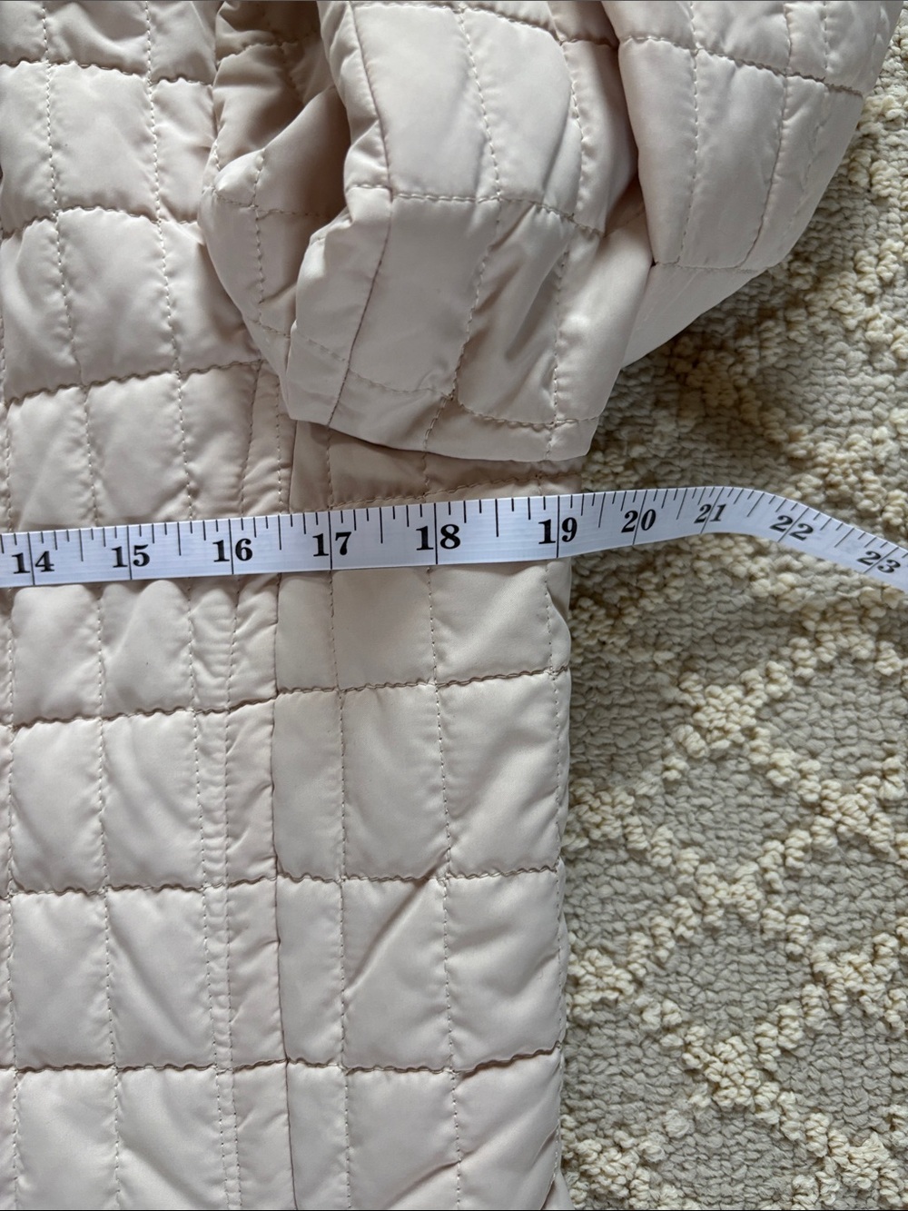Talbots Quilted Button-Front Puffer Jacket - Picture 10 of 14